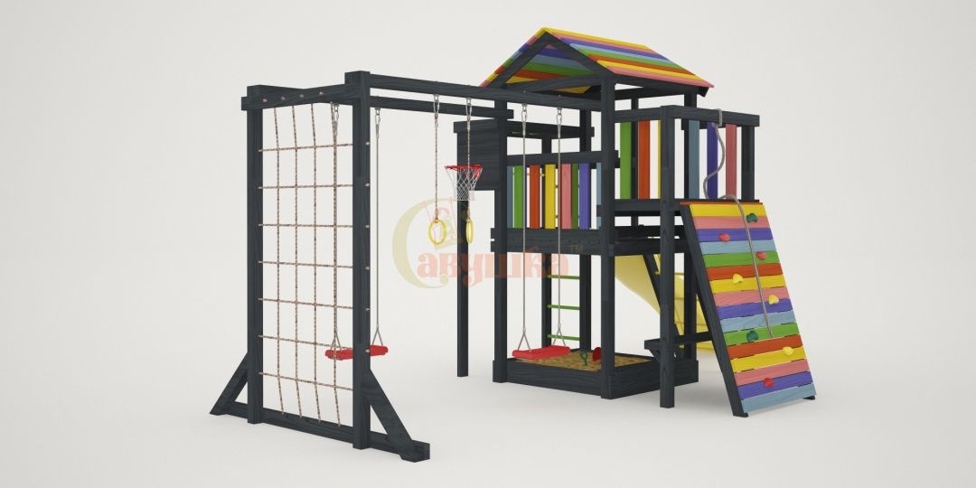 Детская площадка Савушка 4 BLACK